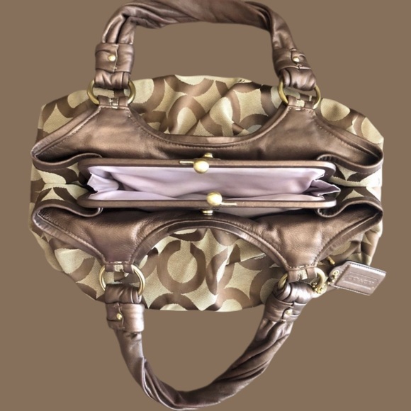 Coach ‘Parker’ Op Art Satchel - Picture 7 of 11